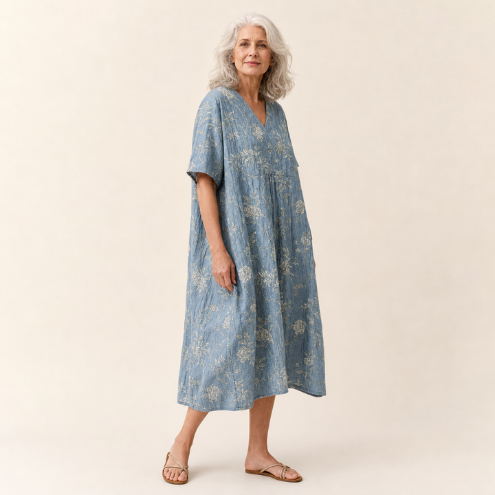 Diletta - Abito Estivo Stampato Flattering