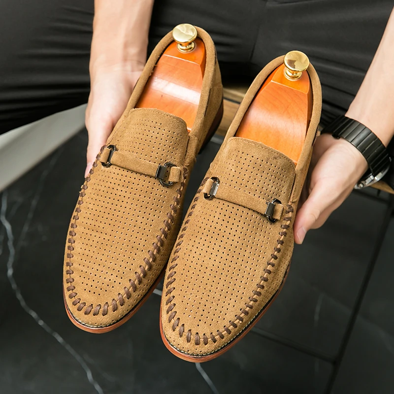 Mocassini in pelle suede firenze