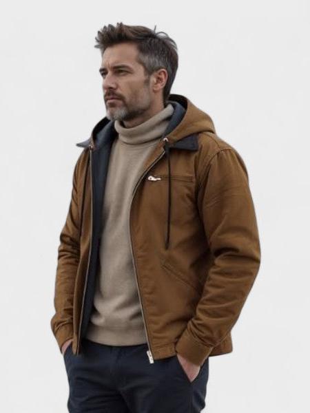 Gaspard | felpa con cappuccio elegante con zip