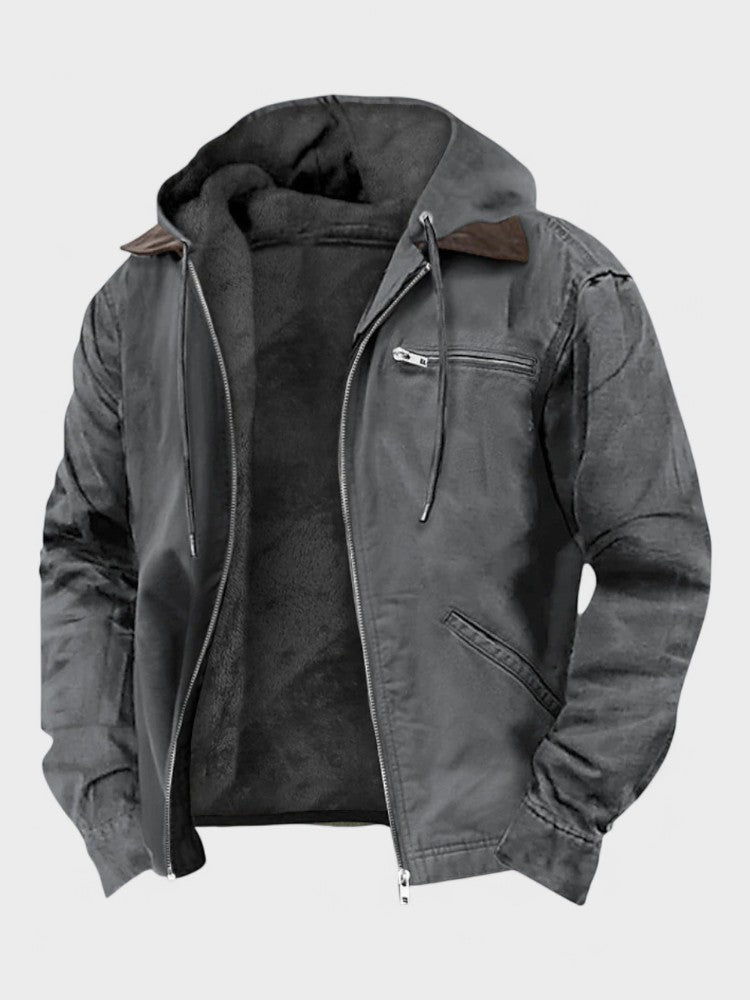 Gaspard | felpa con cappuccio elegante con zip