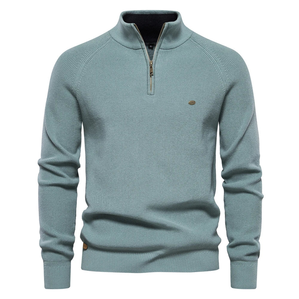 Lorenzo - Pullover a Mezzo Zip