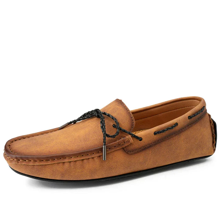 Mocassini in suede fatto a mano