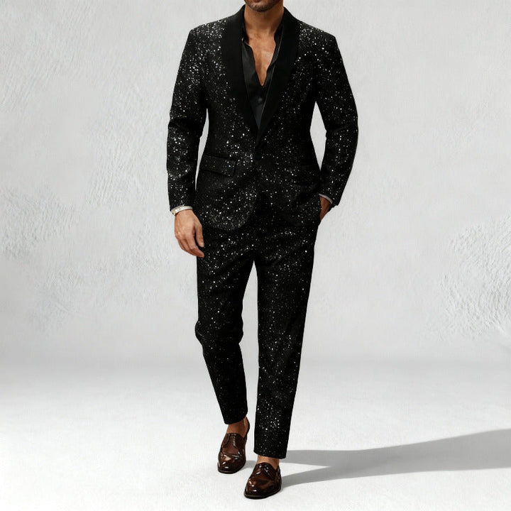 Completo Glitter Elegante | Giacca e Pantaloni