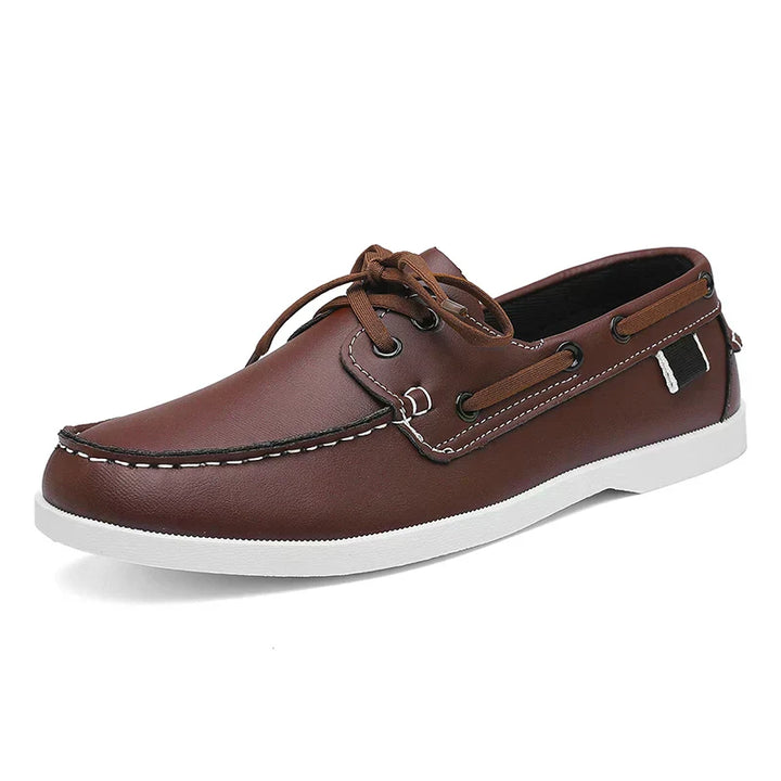Mocassini business in pelle