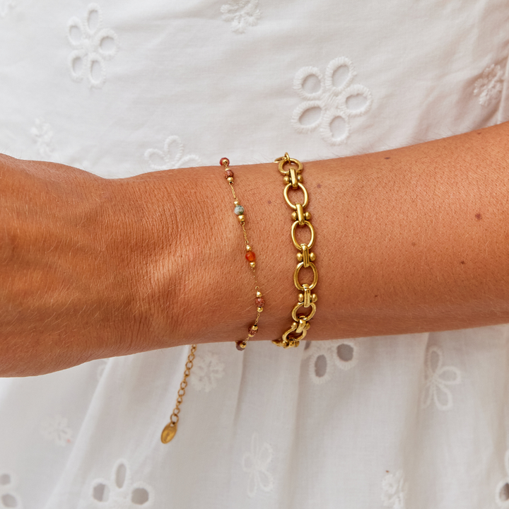 Bracciale in Pietre Con Perline Lulu