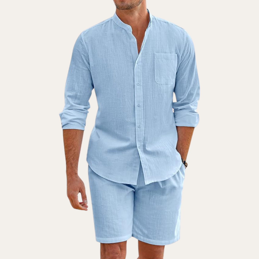 Fabrizio | Comodo Set Estivo Uomo Manica Lunga Leggero