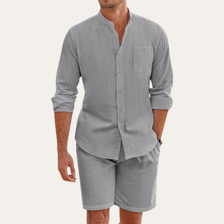 Fabrizio | Comodo Set Estivo Uomo Manica Lunga Leggero