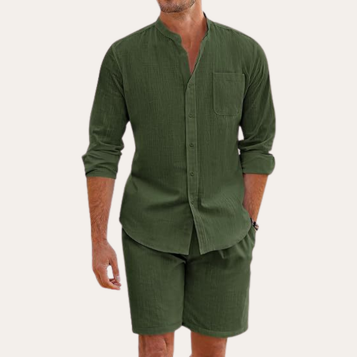 Fabrizio | Comodo Set Estivo Uomo Manica Lunga Leggero