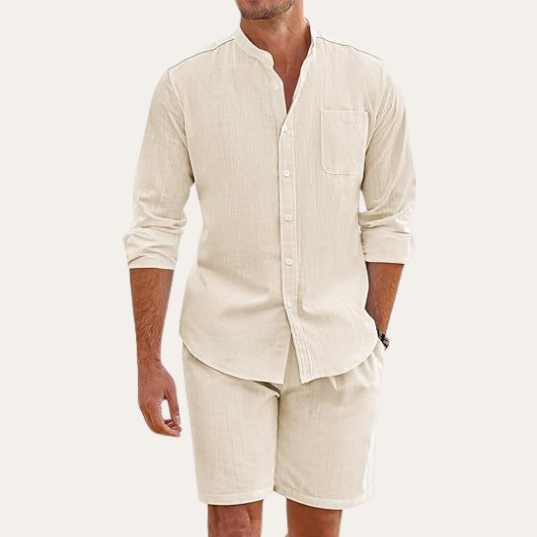 Fabrizio | Comodo Set Estivo Uomo Manica Lunga Leggero
