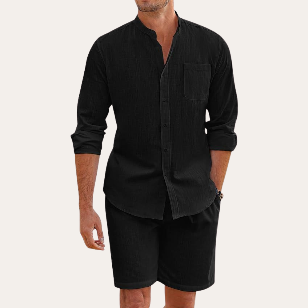 Fabrizio | Comodo Set Estivo Uomo Manica Lunga Leggero