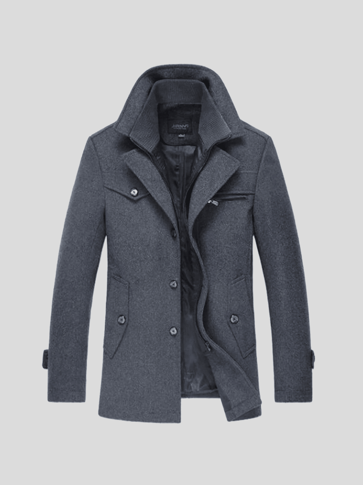 Nikolaj | cappotto peacoat in lana classico