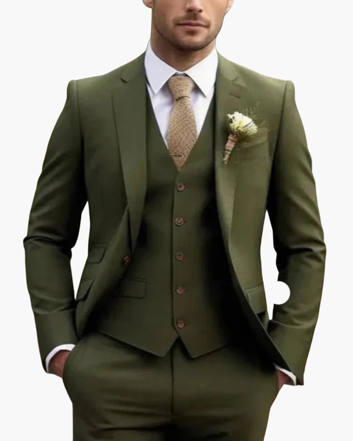 Completo 3 Pezzi Elegante | Blazer Gilet Pantaloni
