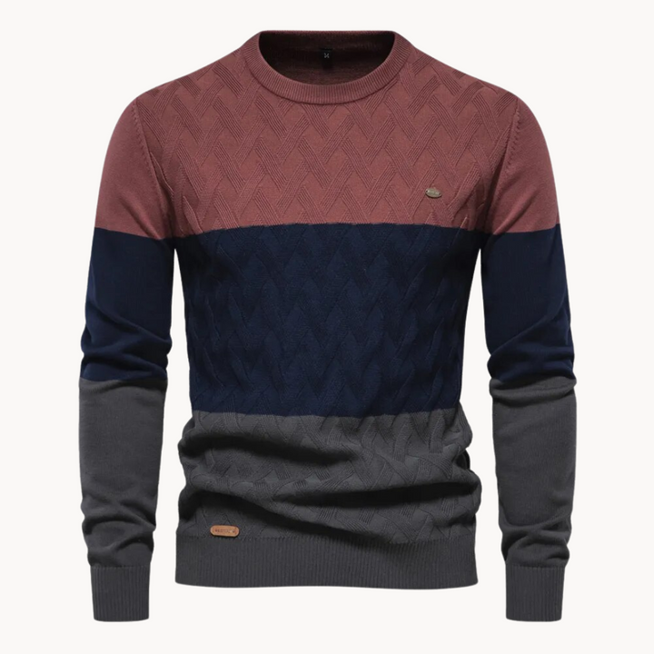 Davide - Pullover Struttura di Maglia Intricata