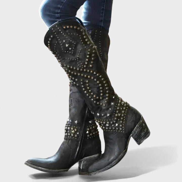 Mia | Stivali Western al Ginocchio