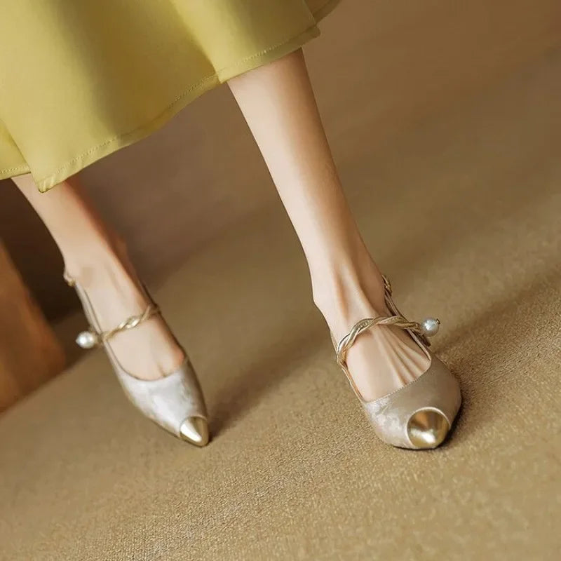 Bianca | Scarpa elegante con tacco alto