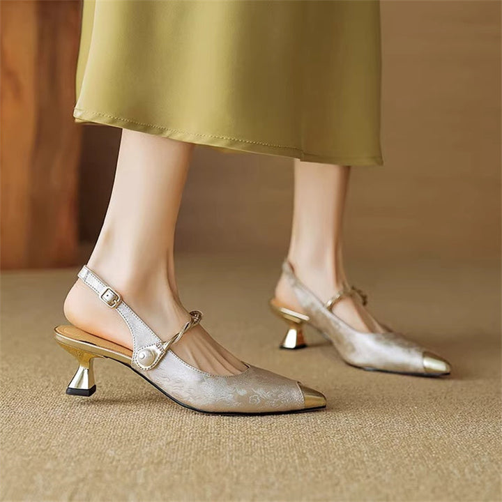 Bianca | Scarpa elegante con tacco alto