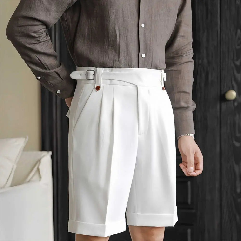 Pantaloncini di sartoria in cotone