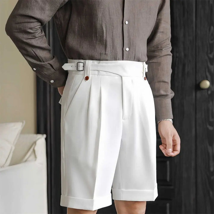 Pantaloncini di sartoria in cotone