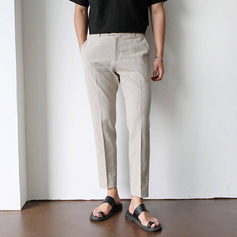 Salvatore | Elegante Pantalone Uomo Gamba Dritta Tasche Laterali