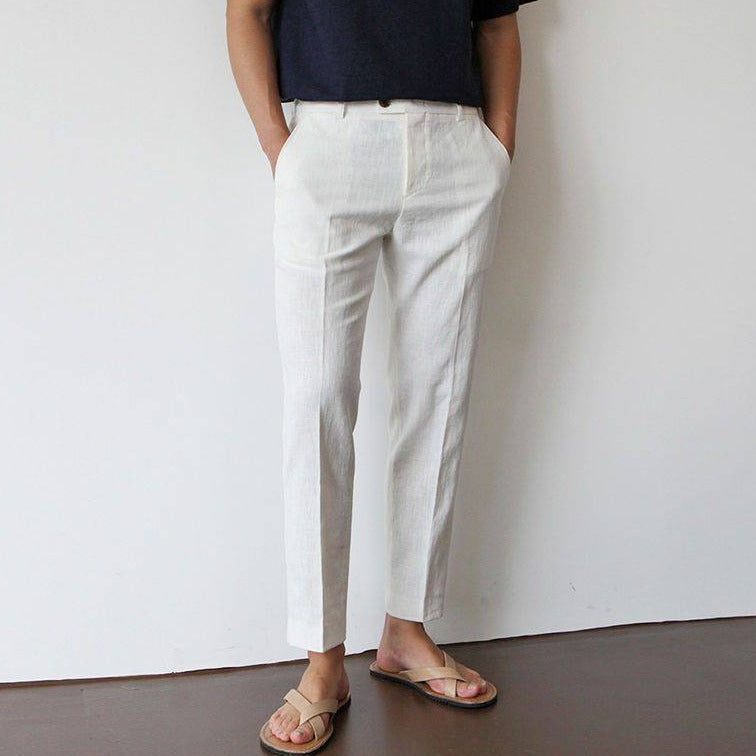 Salvatore | Elegante Pantalone Uomo Gamba Dritta Tasche Laterali