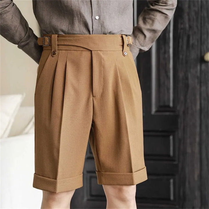 Pantaloncini di sartoria in cotone