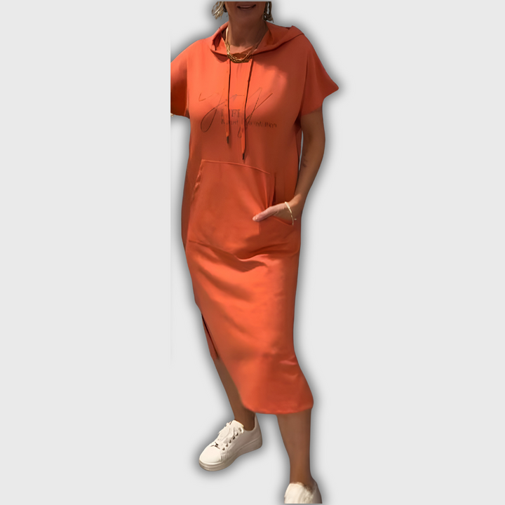 Saskia - Abito Casual con Cappuccio