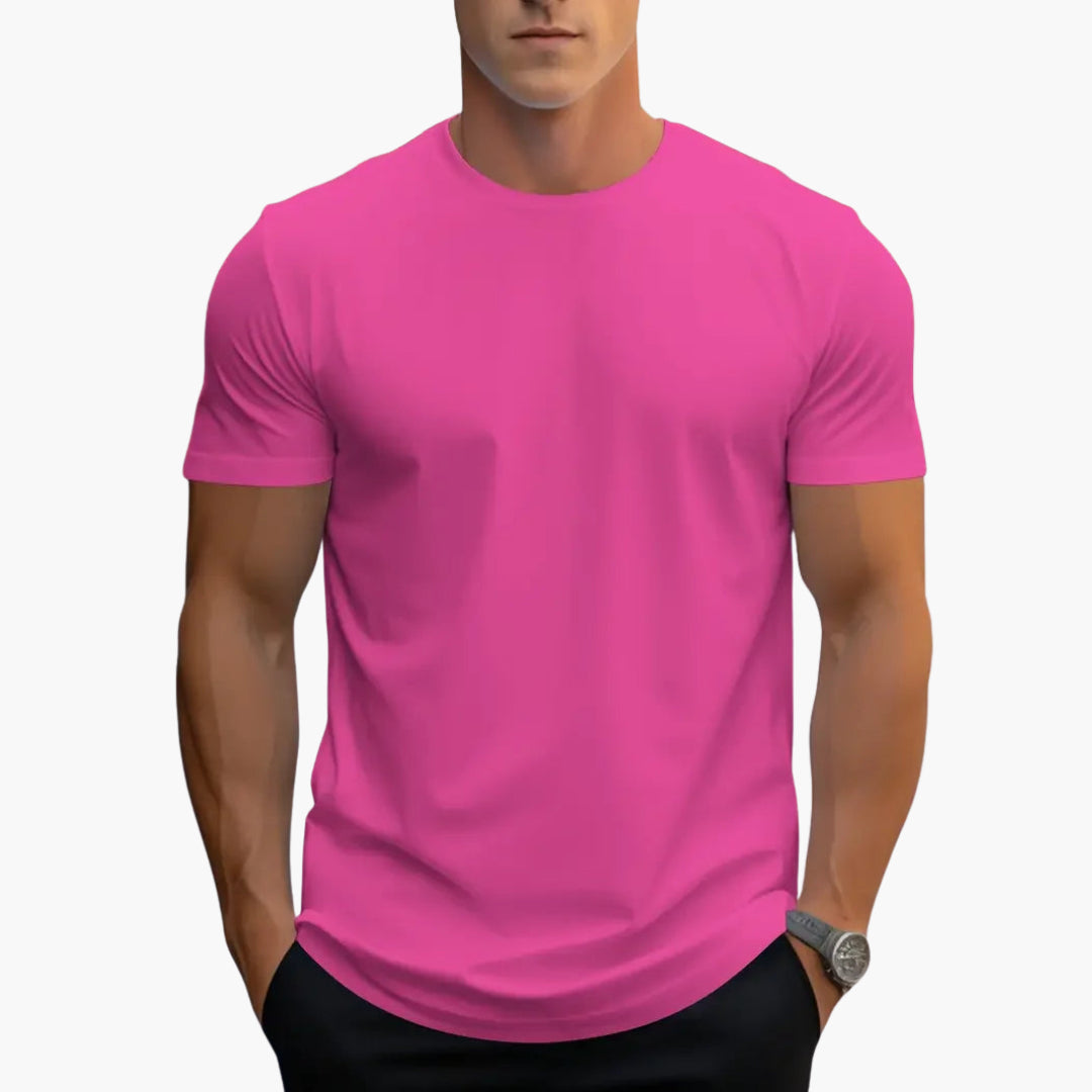 Leonardo - T-shirt uomo colletto rotondo