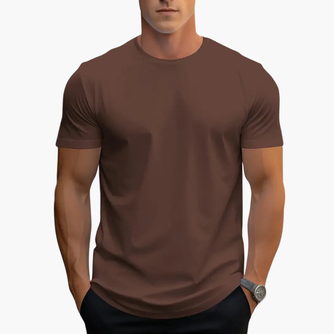 Leonardo - T-shirt uomo colletto rotondo