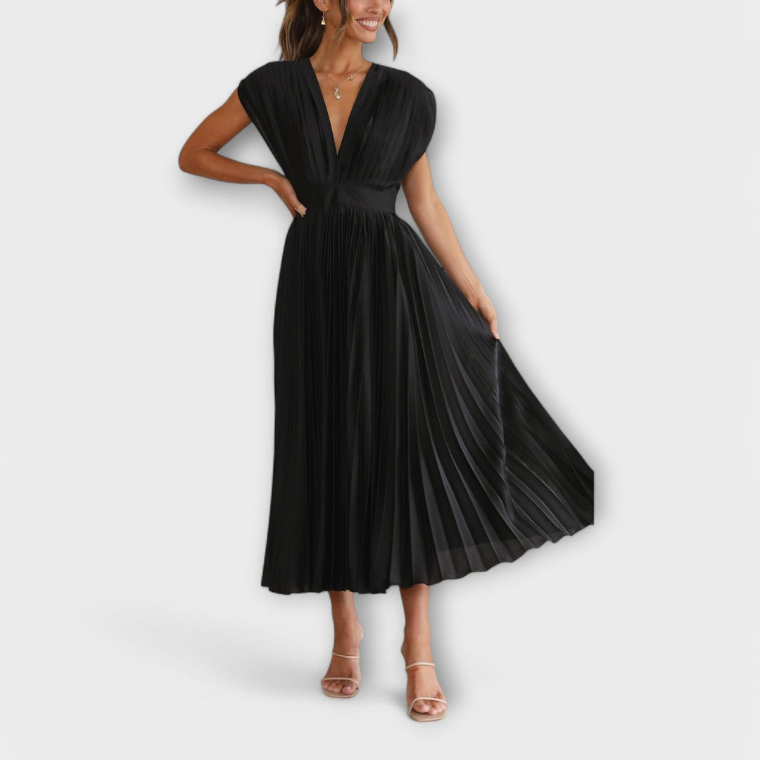 Maria - Vestito Plissettato Elegante