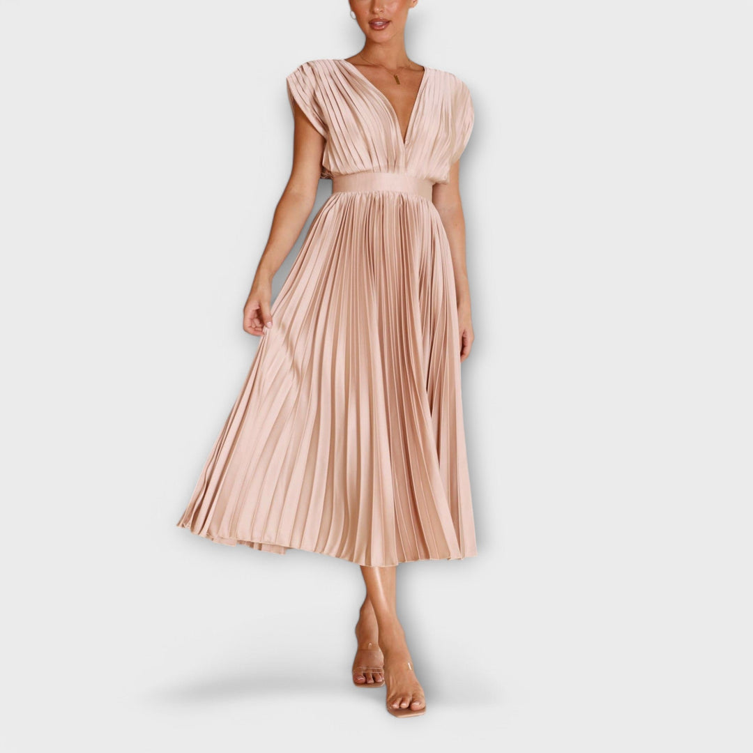 Maria - Vestito Plissettato Elegante