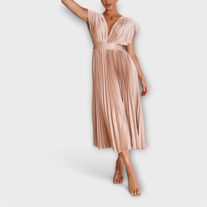 Maria - Vestito Plissettato Elegante