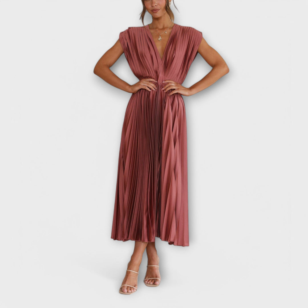 Maria - Vestito Plissettato Elegante