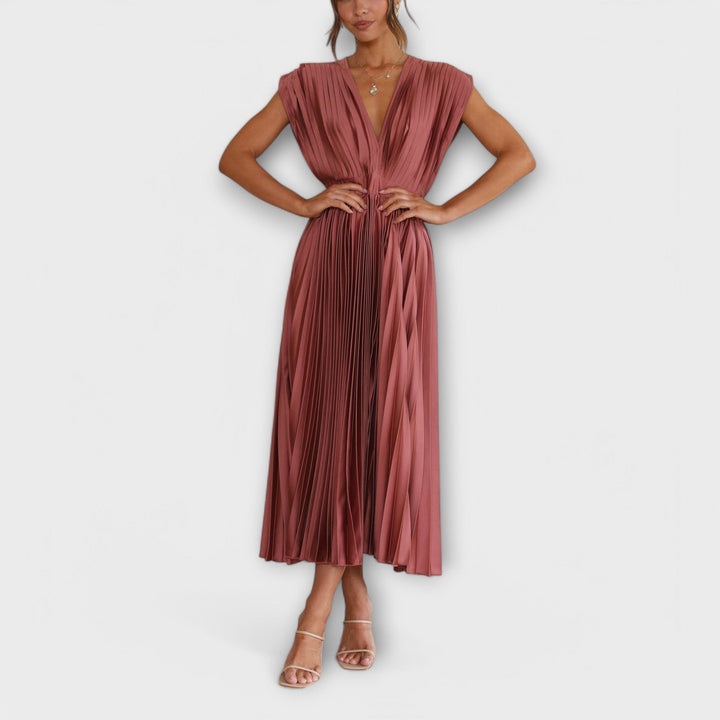 Maria - Vestito Plissettato Elegante