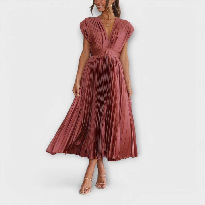 Maria - Vestito Plissettato Elegante