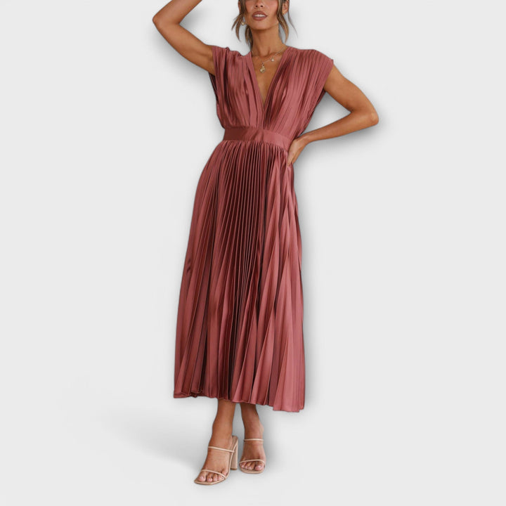 Maria - Vestito Plissettato Elegante