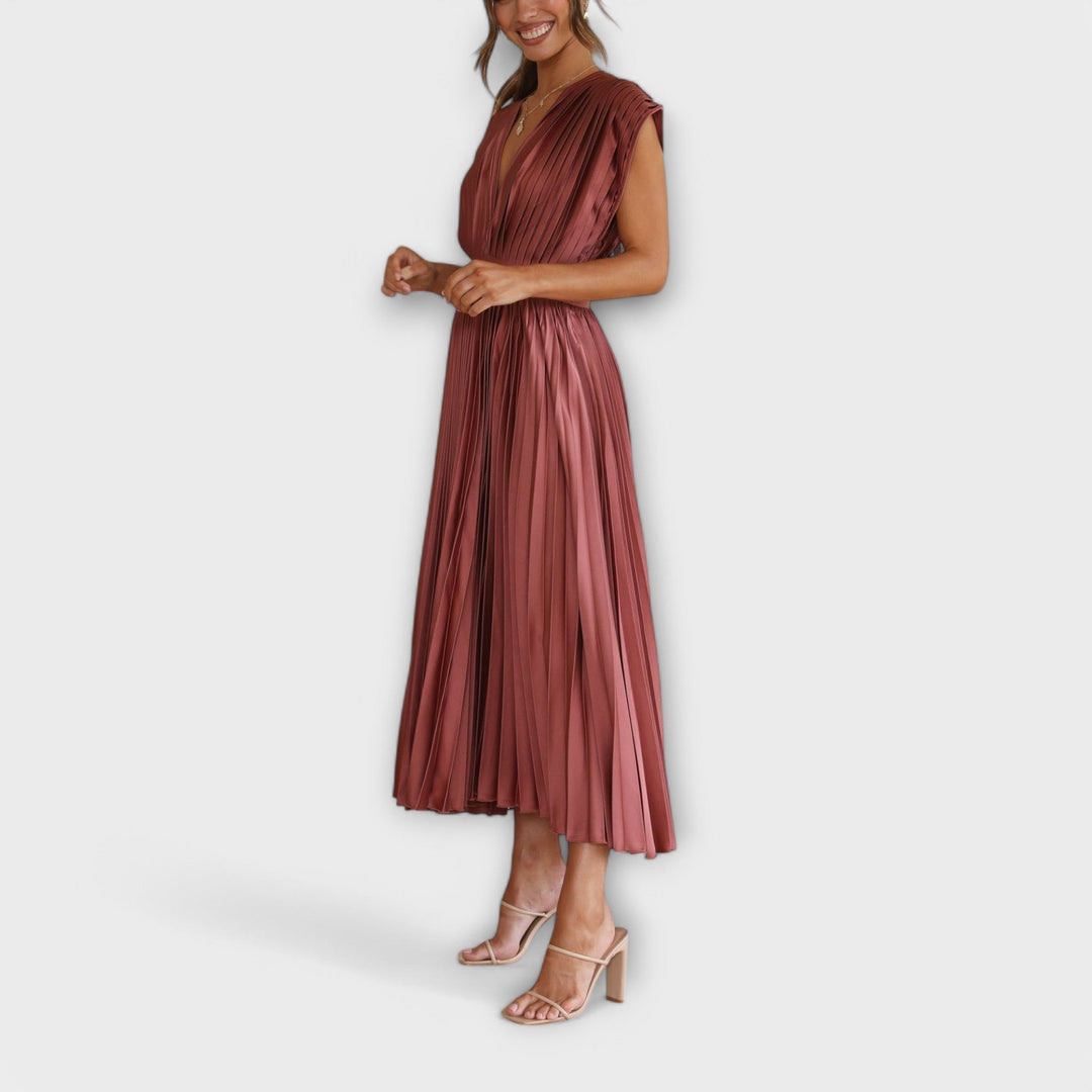 Maria - Vestito Plissettato Elegante