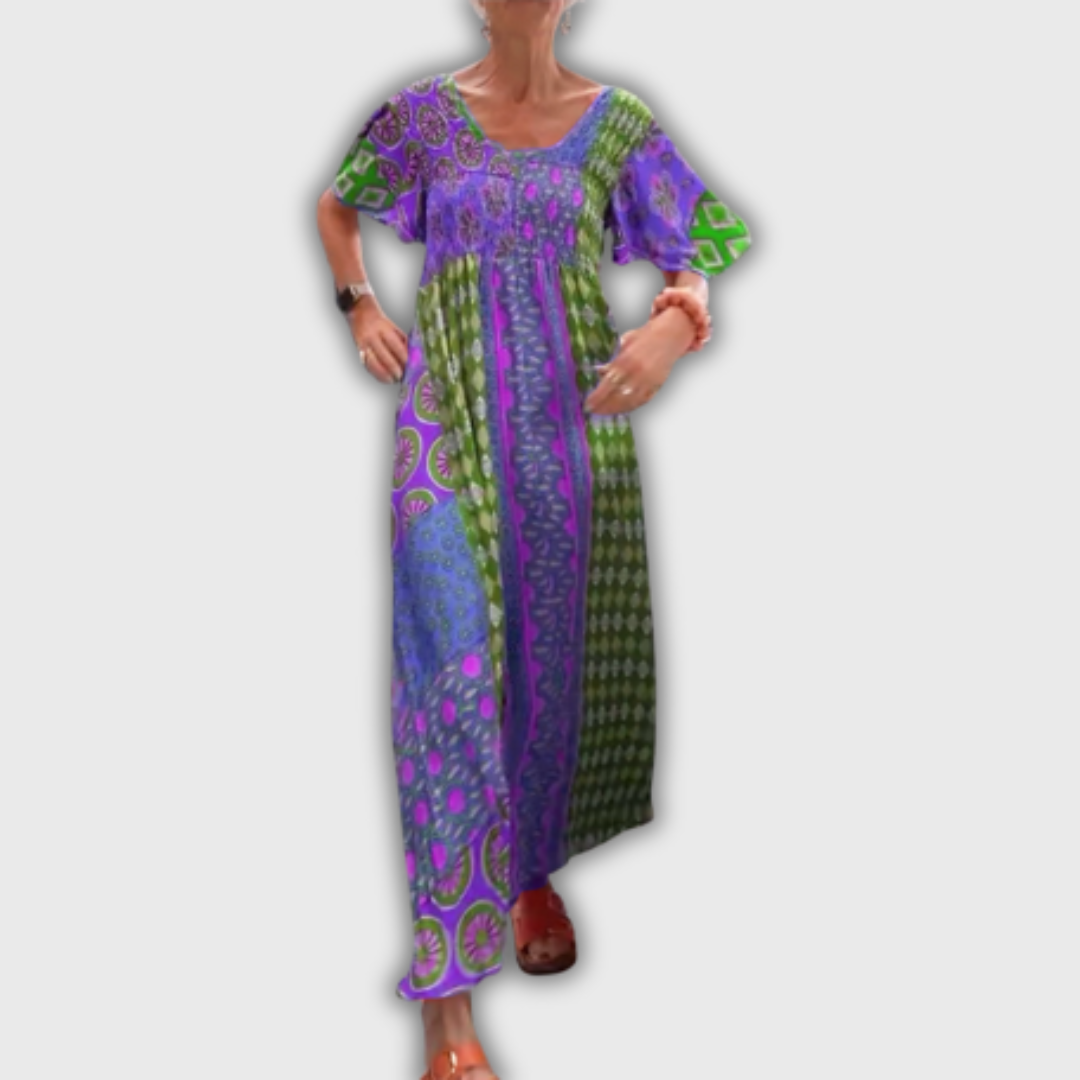 Poppy – Elegante Vestito Midi Paisley