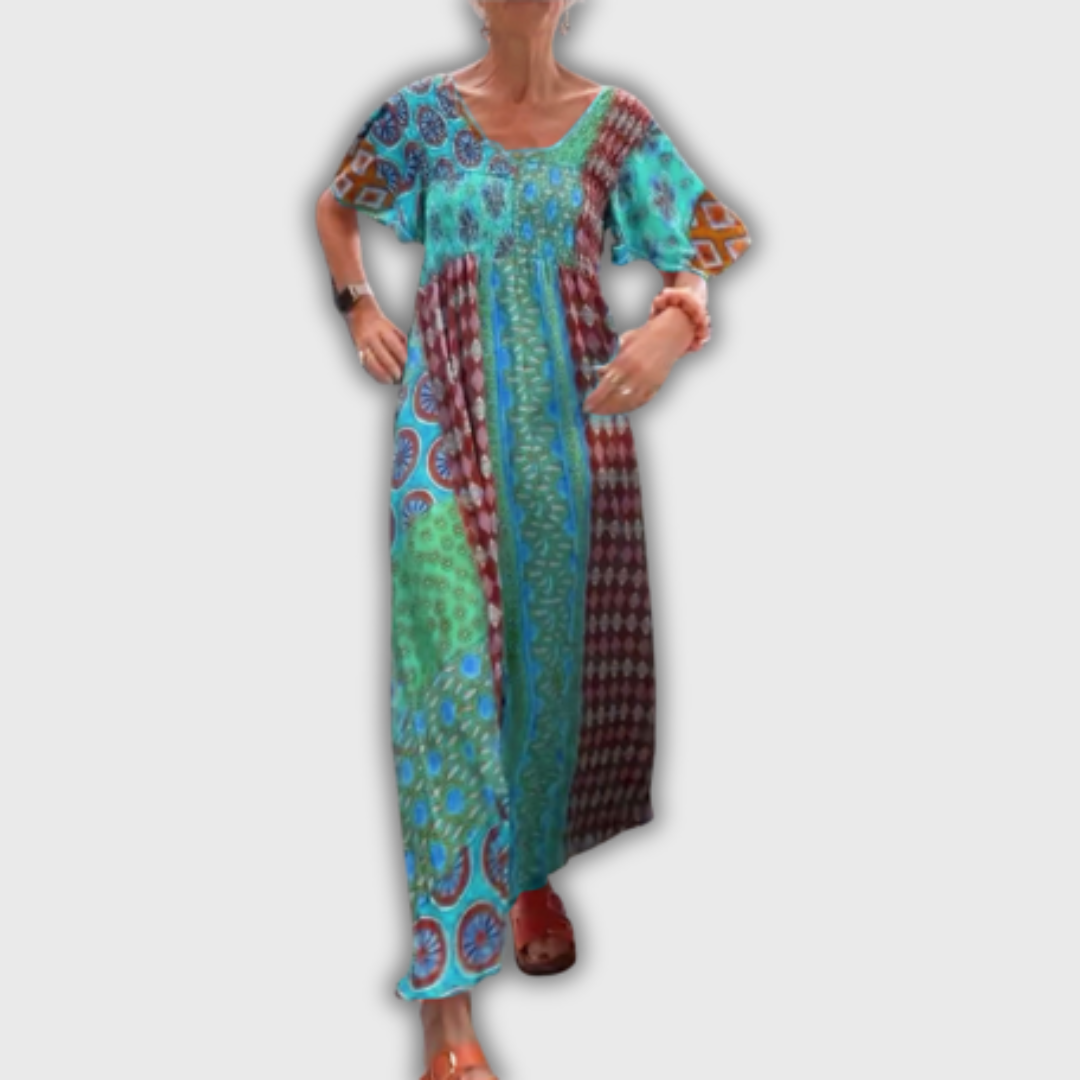Poppy – Elegante Vestito Midi Paisley