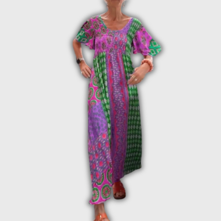 Poppy – Elegante Vestito Midi Paisley