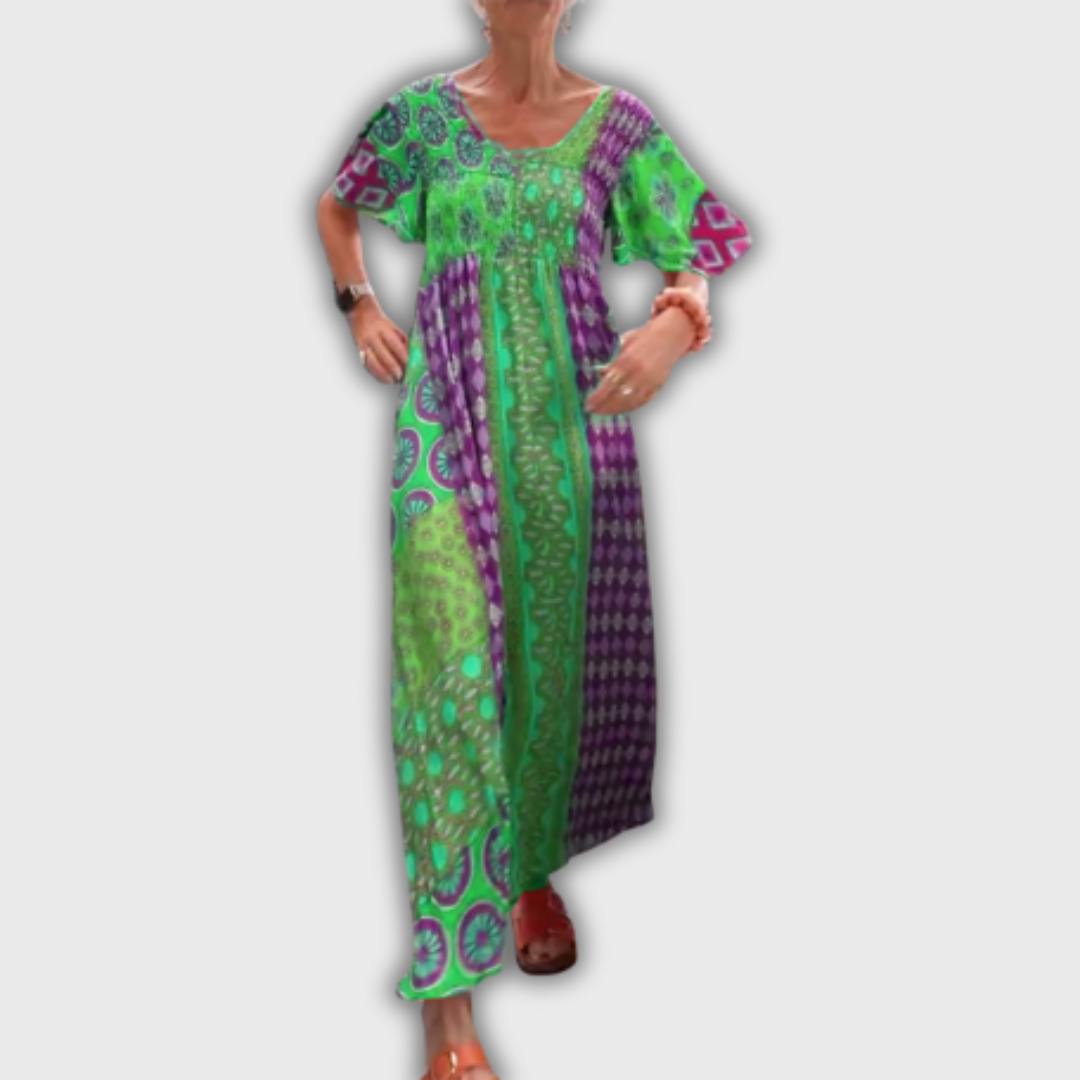 Poppy – Elegante Vestito Midi Paisley