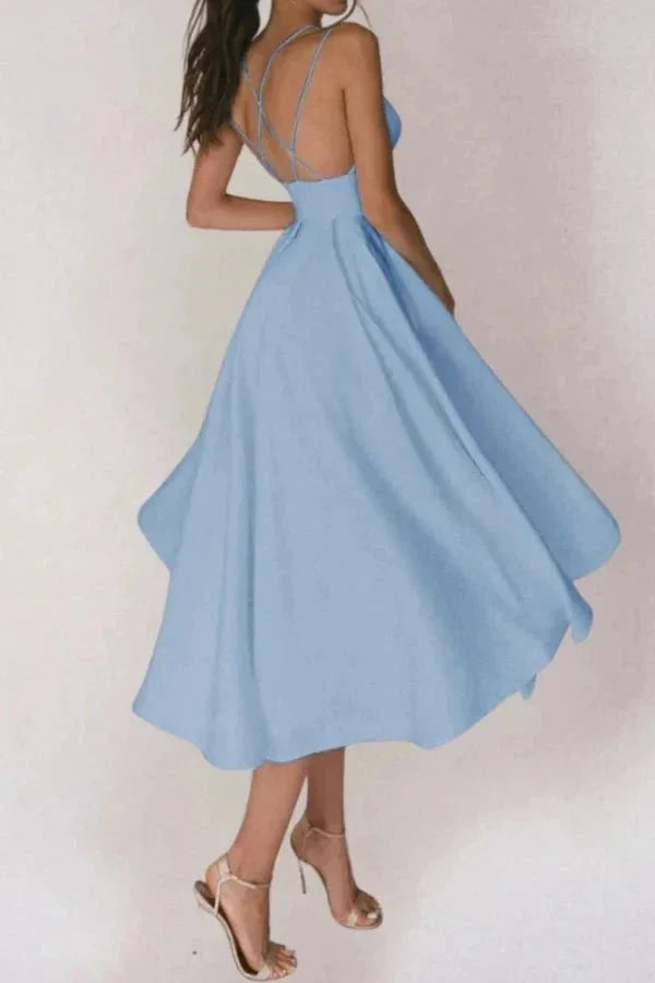 Elegante Abito Midi Alazne Donna Raffinato