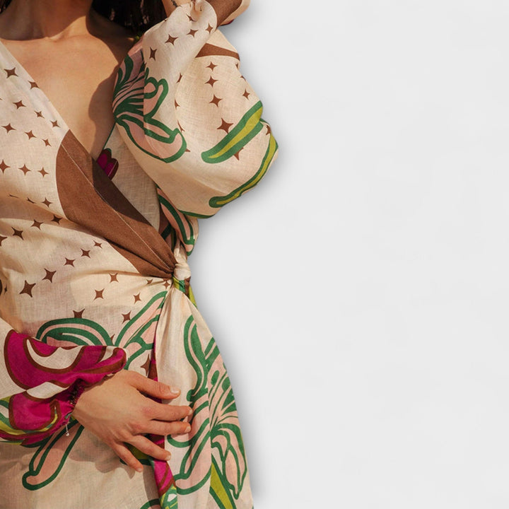 Tracey - Abito Maxi con Vita Regolabile