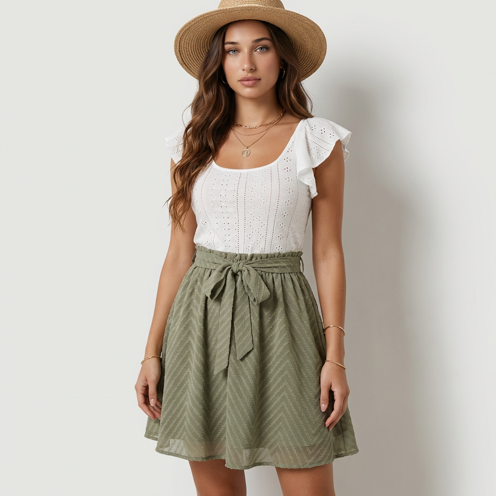 Completo Valeria Boho Terracotta