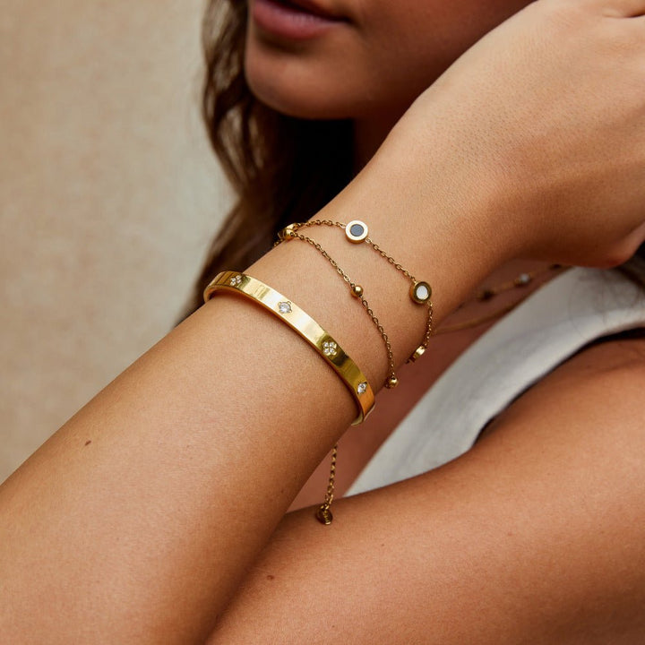 Bracciale Oro Trifoglio