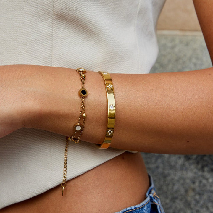 Bracciale Oro Trifoglio