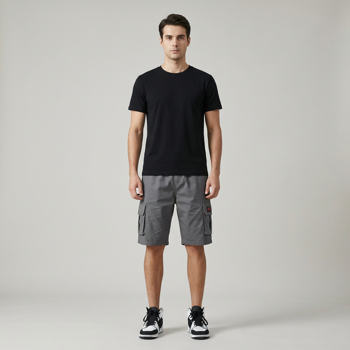 Shorts Cargo Uomo Leggeri con Tasche Laterali