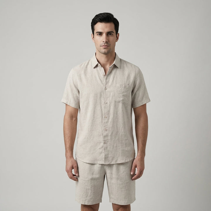 Carlo | Pantaloncini estivi in lino Old Money