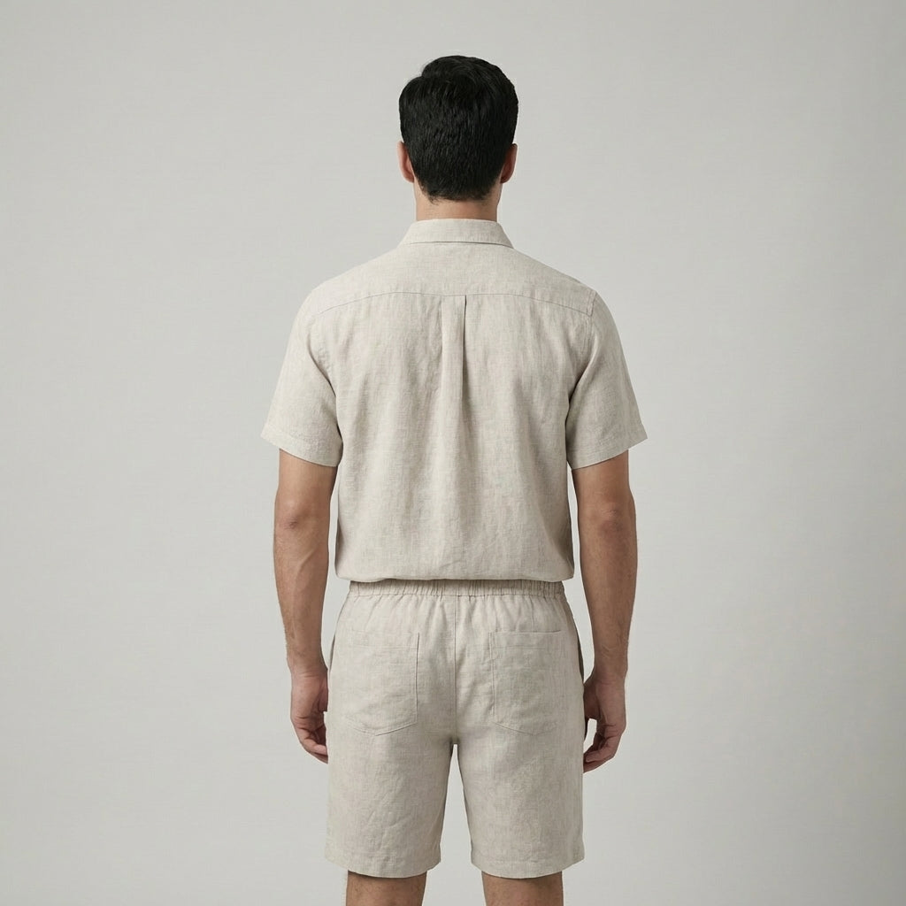 Carlo | Pantaloncini estivi in lino Old Money