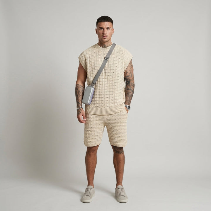 Domenico | Comodo Completo Estivo Uomo Maglia Shorts