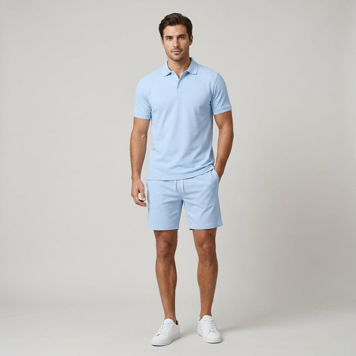 Romano | Classico Completo Estivo Uomo Polo Shorts Coulisse